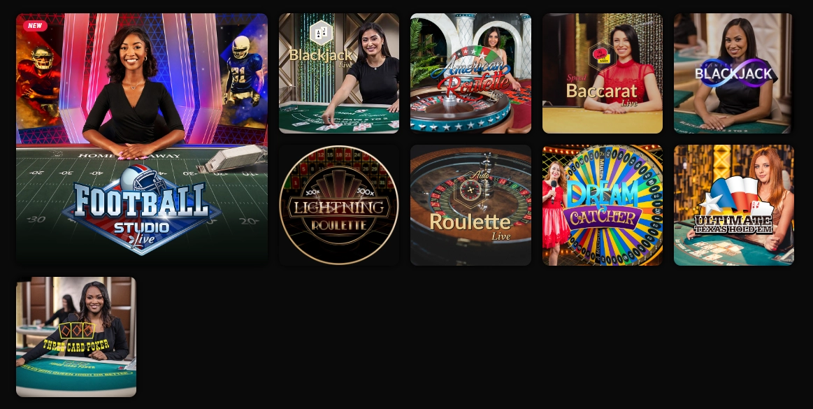 PointsBet NJ Live Casino Screenshot