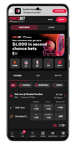 PointsBet Sportsbook Mobile