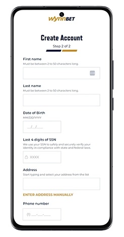 WynnBet - Step 3