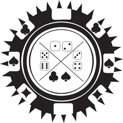 4 dice poker chip