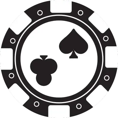 clover and spade poker chip