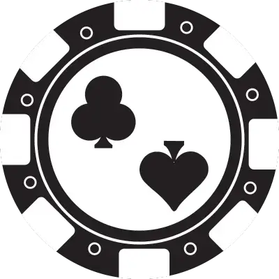 clover and spade poker chip