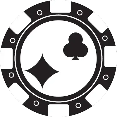 diamond and clover poker chip