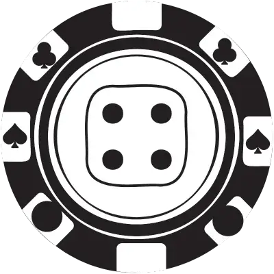 four dice poker chip
