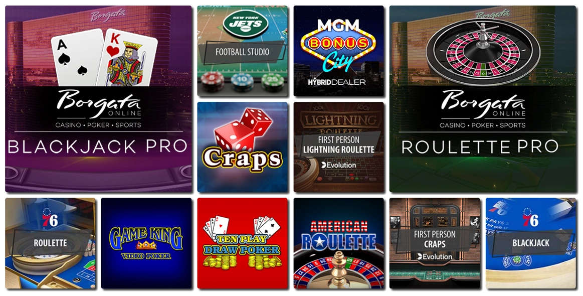 Borgata Online Featured Table Games