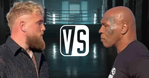 Jake Paul vs Mike Tyson - Boxing Ring Background