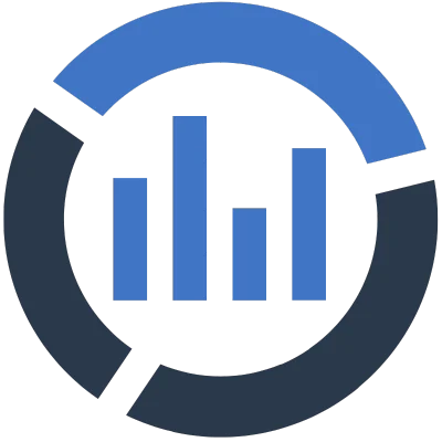 line graph inside of circle graph