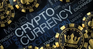 Cryptocurrency Word - Casino Chips