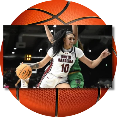 basketball graphic with picture of kamilla cordosa