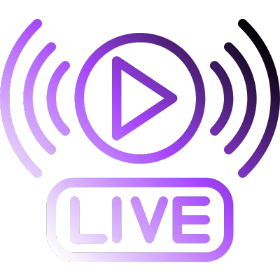 live streaming icon