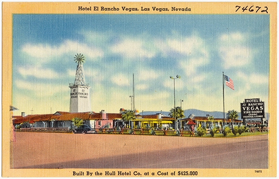 El Rancho Vegas Postcard El Rancho Vegas Postcard