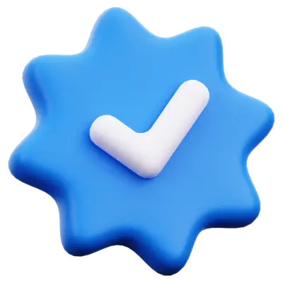 3D Verified Badge