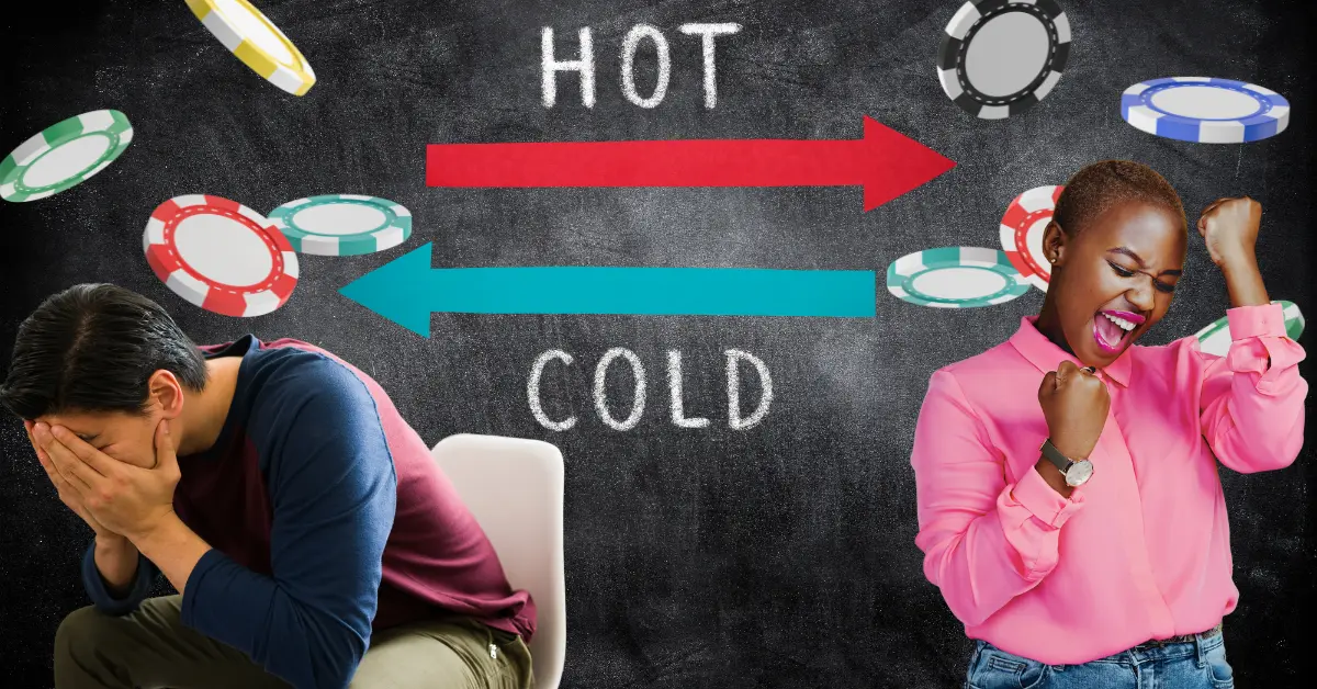 Hot and Cold Streaks in Online Gambling
