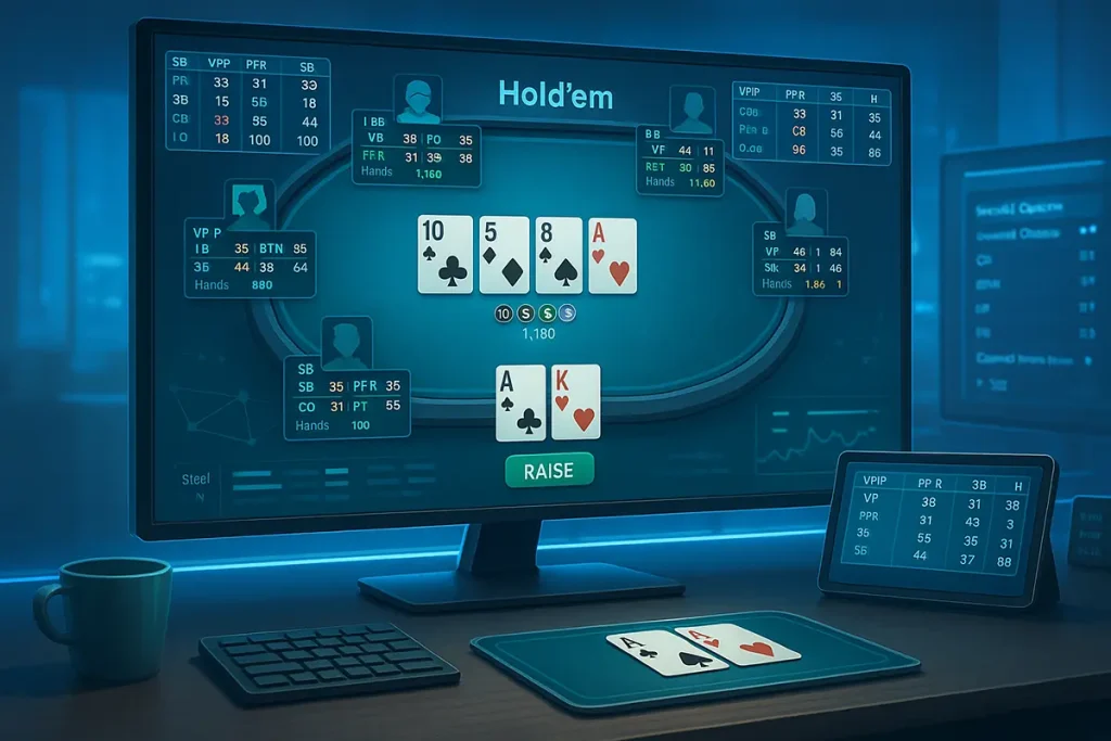 Heads-Up Displays (HUDs) for Online Poker