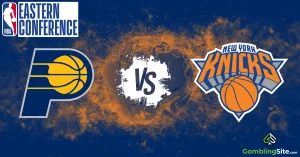 Indiana Pacers vs. New York Knicks - NBA Eastern Conference Logo