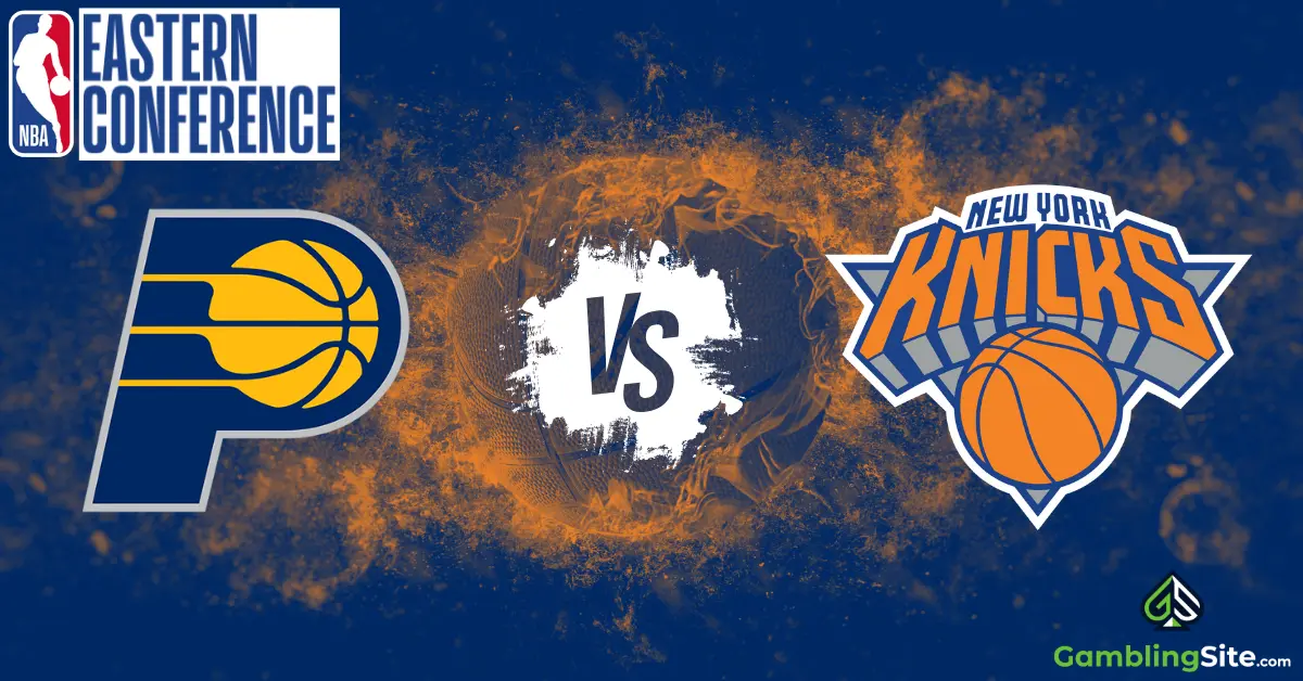 Indiana Pacers vs. New York Knicks - NBA Eastern Conference Logo