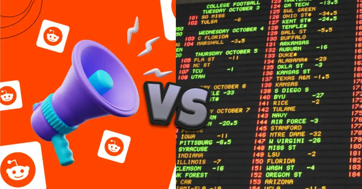 Reddit Trends vs. Vegas Odds