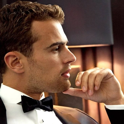 Theo James Wearing a Tuxedo Theo James Wearing a Tuxedo