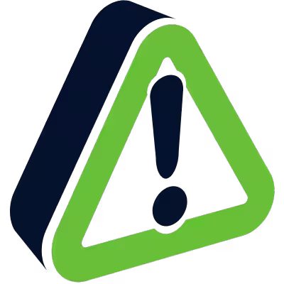 3D Caution Sign