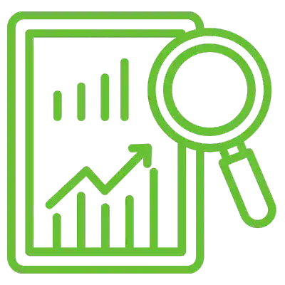 Market Reaction Analysis Icon