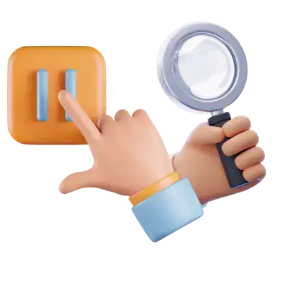Pause and Analyze Icon