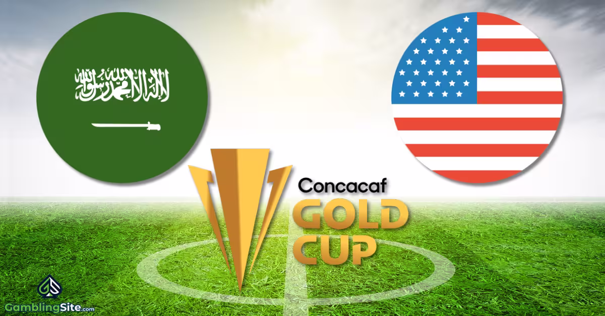 Saudi Arabia vs. USA - Concacaf Gold Cup Logo