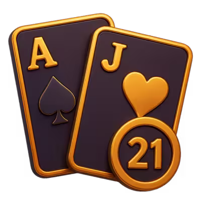 Blackjack 3D Icon