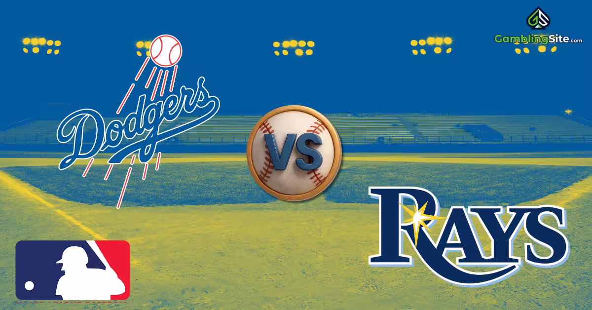 Los Angeles Dodgers vs. Tampa Bay Rays - MLB Logo