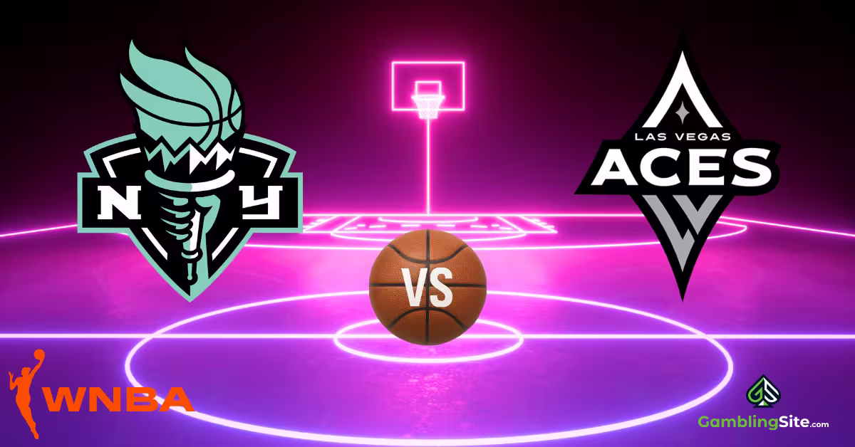 New York Liberty vs. Las Vegas Aces - WNBA Logo