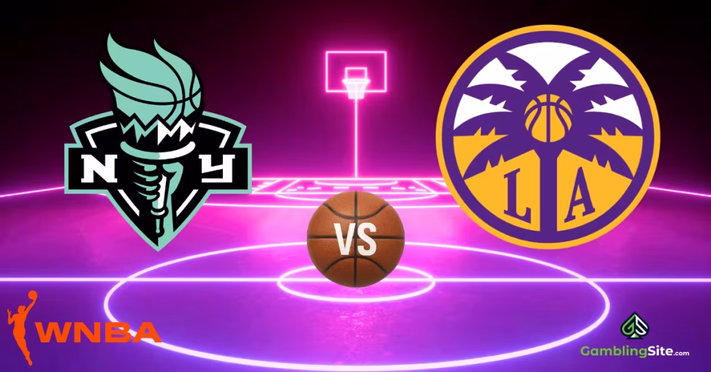 New York Liberty vs. Los Angeles Sparks - WNBA Logo