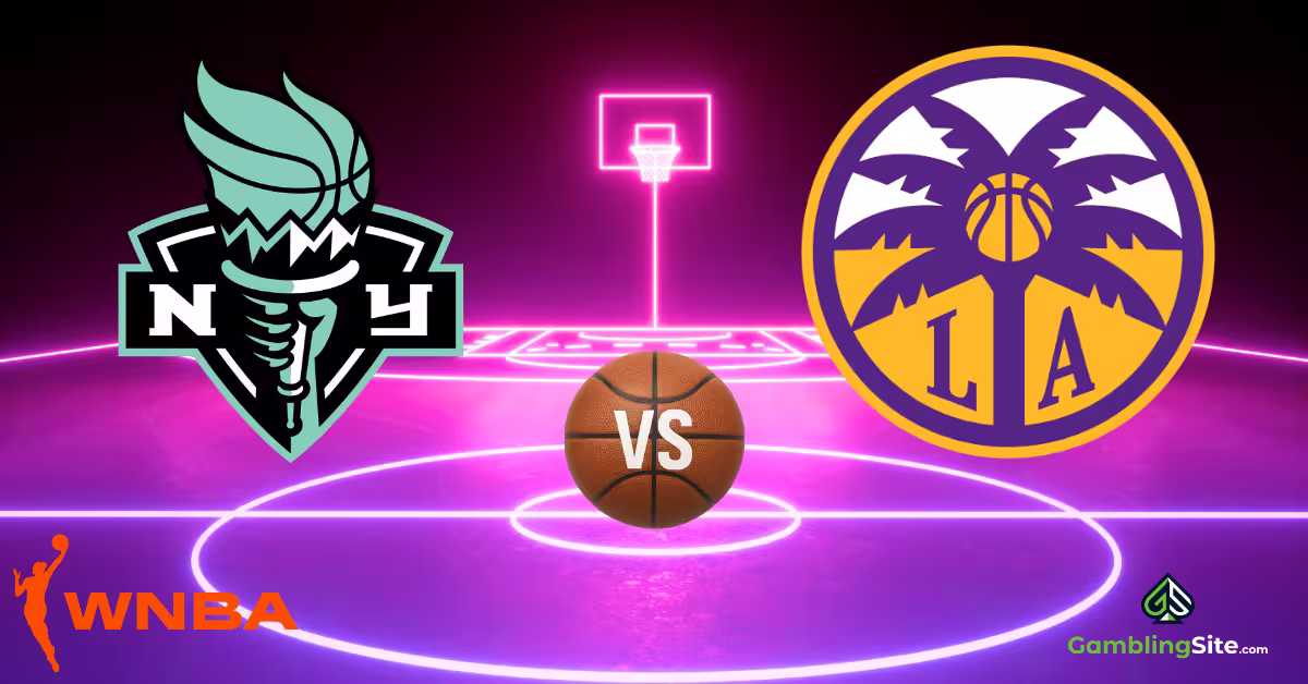 New York Liberty vs. Los Angeles Sparks - WNBA Logo
