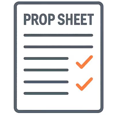 Group Prop Sheets Icon