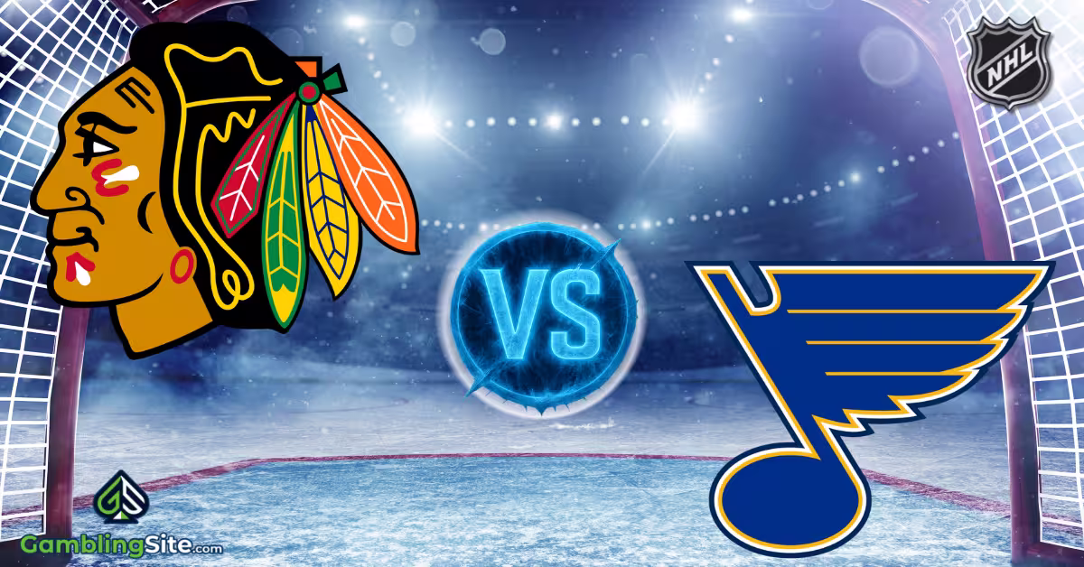 Chicago Blackhawks vs. St. Louis Blues - NHL Logo