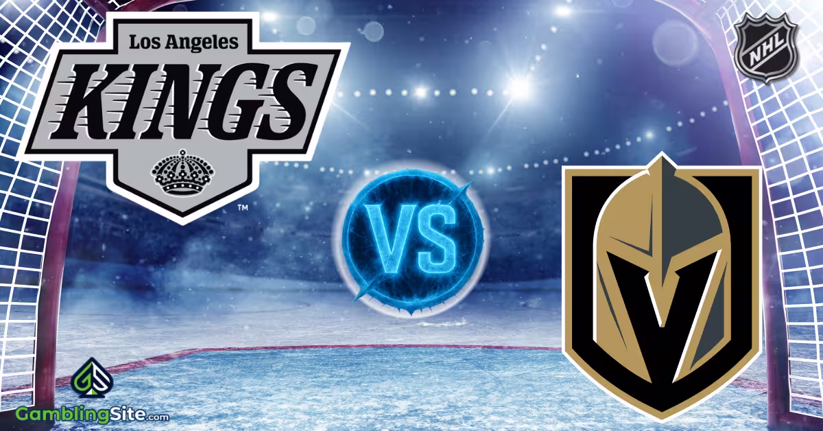 LA Kings vs. Vegas Golden Knights - NHL Logo