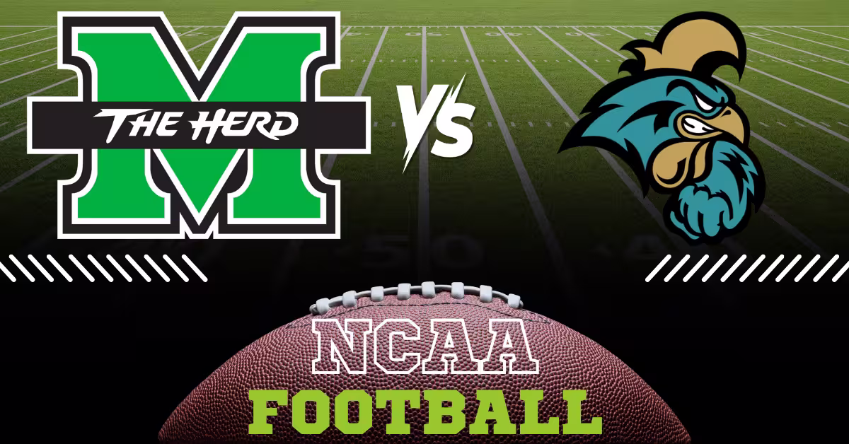 Marshall Thundering Herd vs. Coastal Carolina Chanticleers - NCAA Football