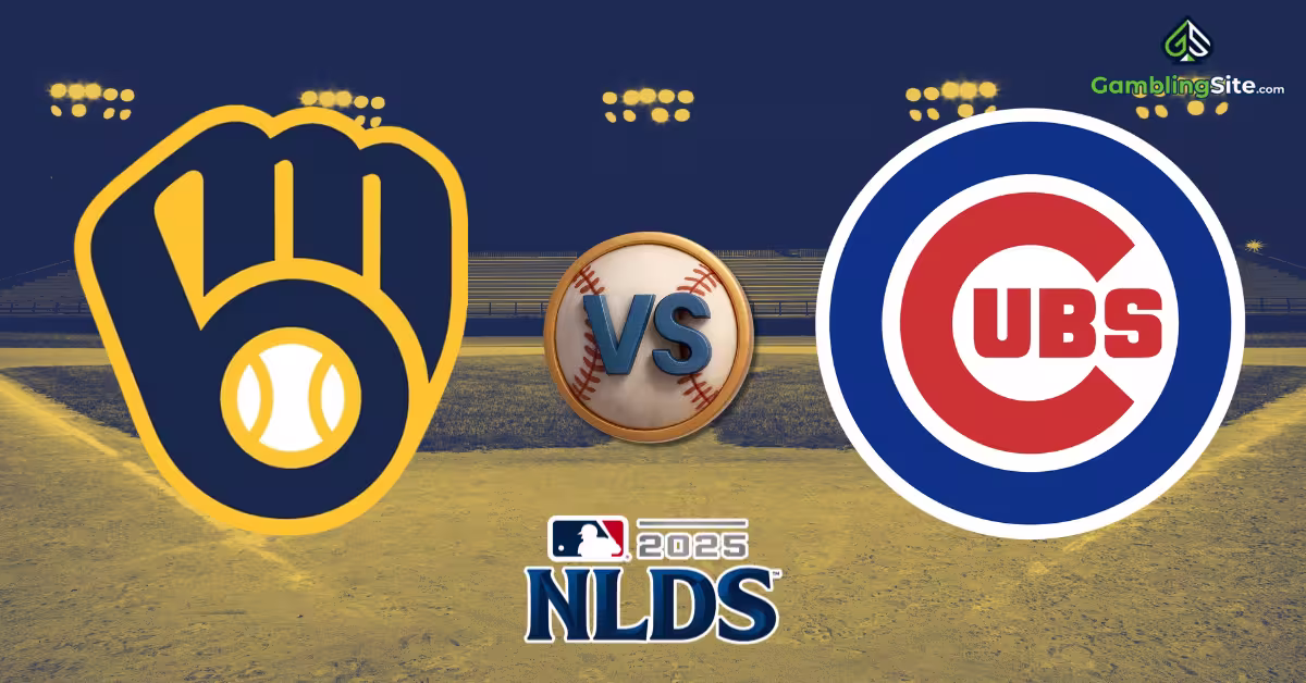 Milwaukee Brewers vs. Chicago Cubs - MLB 2025 NLDS Logo