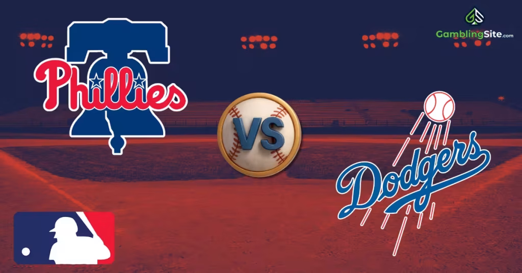 Philadelphia Phillies vs. Los Angeles Dodgers - MLB Logo