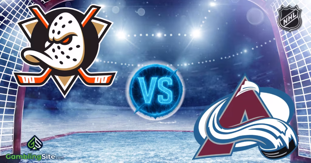Anaheim Ducks vs. Colorado Avalanche - NHL Logo
