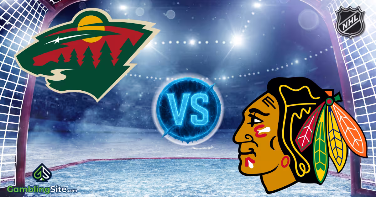 Minnesota Wild vs. Chicago Blackhawks - NHL Logo