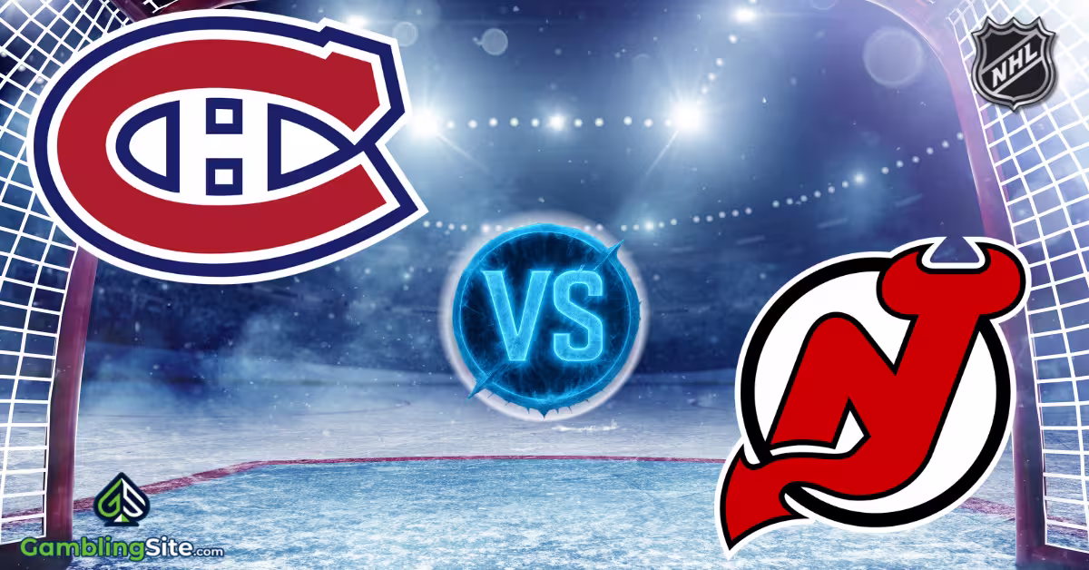 Montreal Canadiens vs. New Jersey Devils - NHL Logo