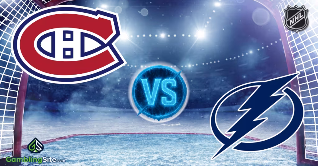 Montreal Canadiens vs. Tampa Bay Lightning - NHL Logo