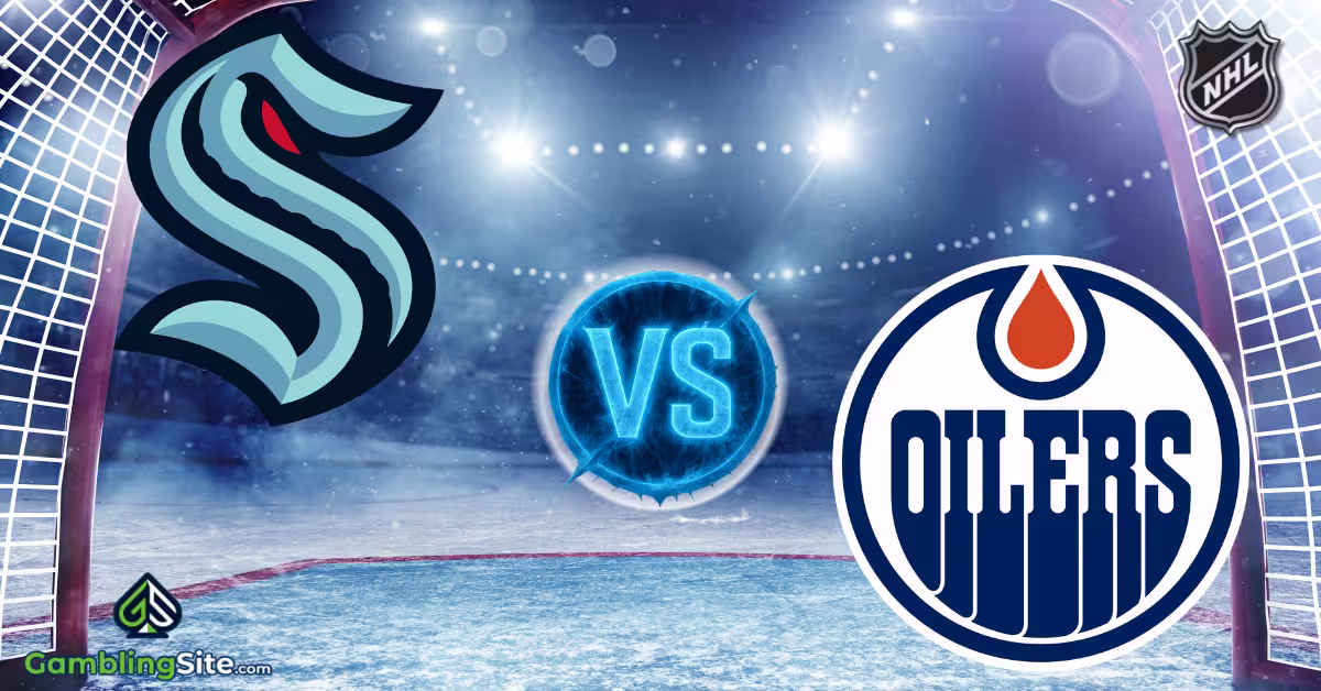 Seattle Kraken vs. Edmonton Oilers - NHL Logo
