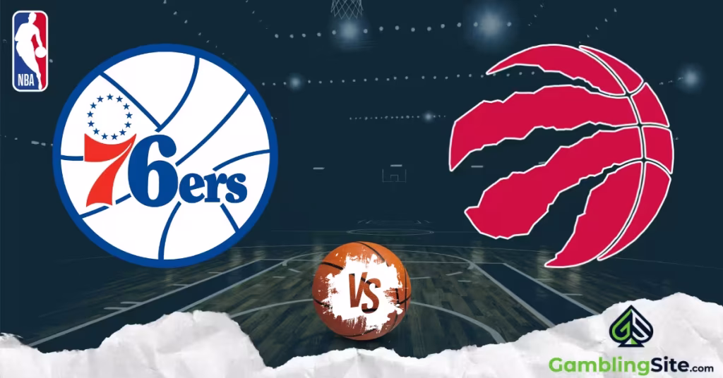 Philadelphia 76ers vs. Toronto Raptors - NBA Logo