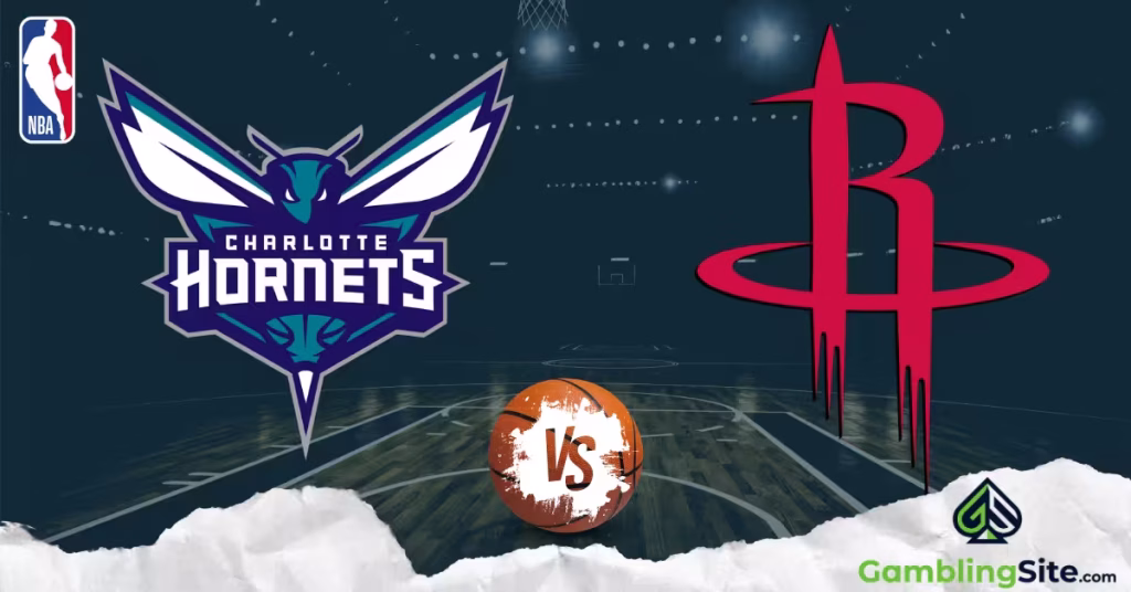 Charlotte Hornets vs. Houston Rockets - NBA Logo