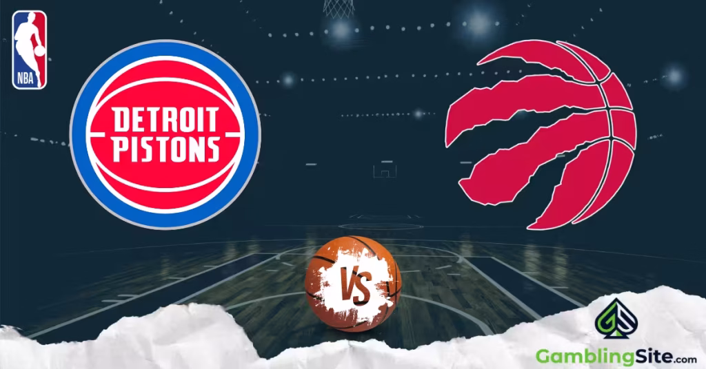 Detroit Pistons vs. Toronto Raptors - NBA Logo