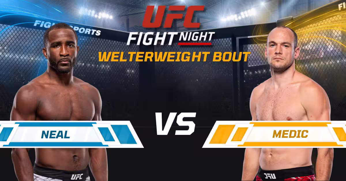 Geoff Neal vs. Uros Medic - UFC Fight Night Logo