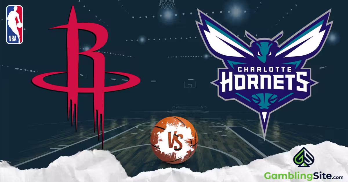 Houston Rockets vs. Charlotte Hornets - NBA Logo
