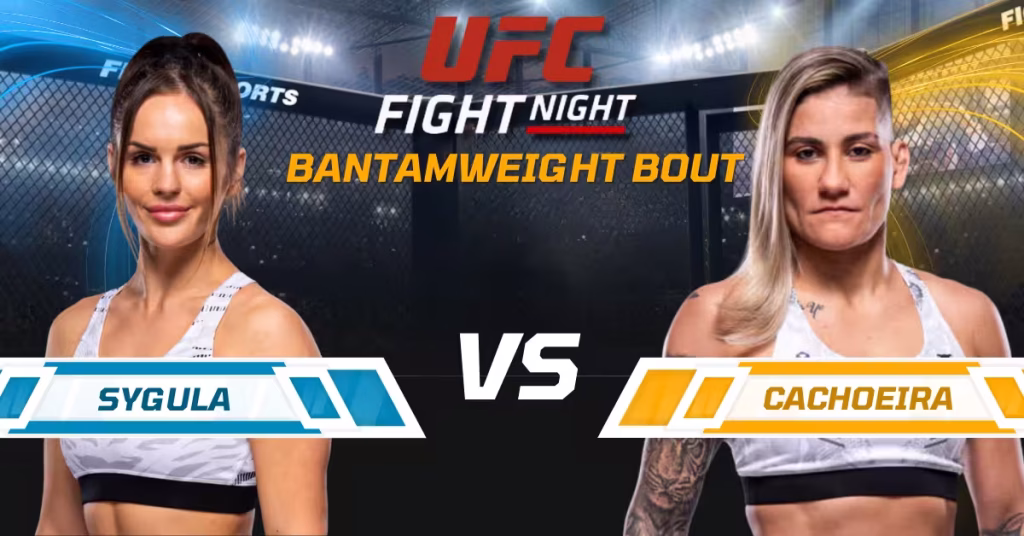 Klaudia Sygula vs. Priscila Cachoeira - UFC Fight Night Logo