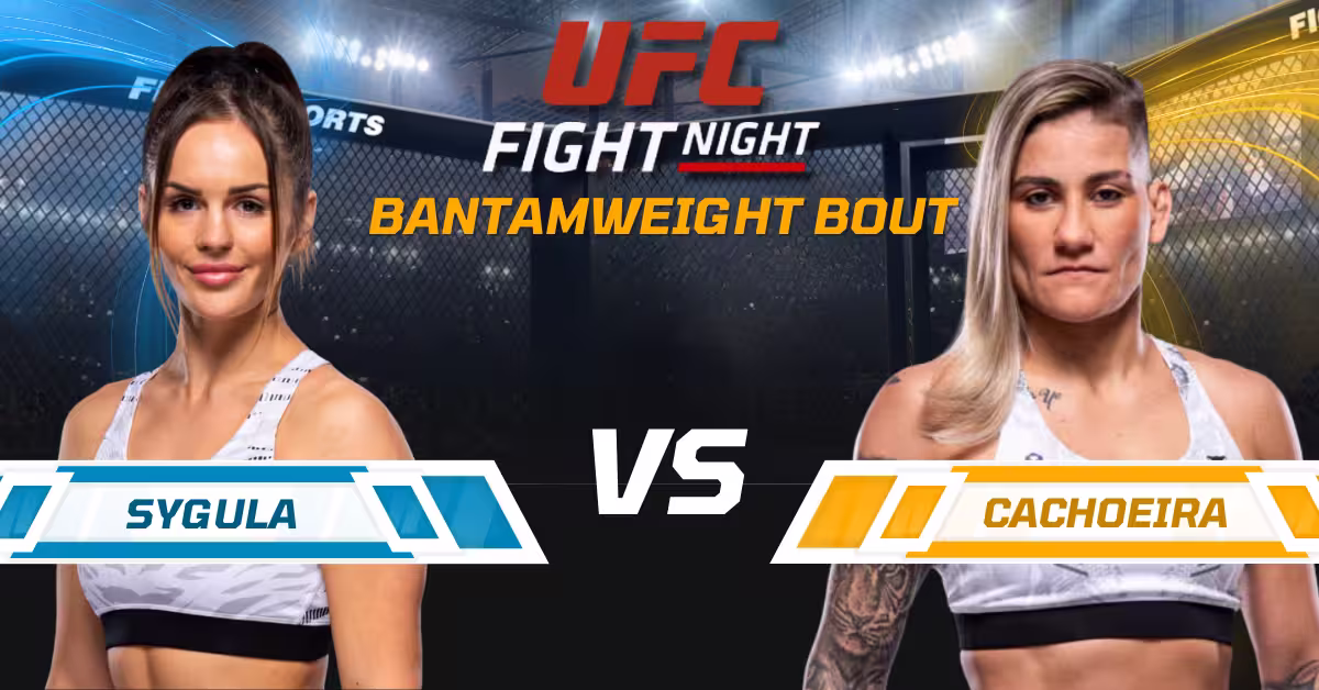 Klaudia Sygula vs. Priscila Cachoeira - UFC Fight Night Logo