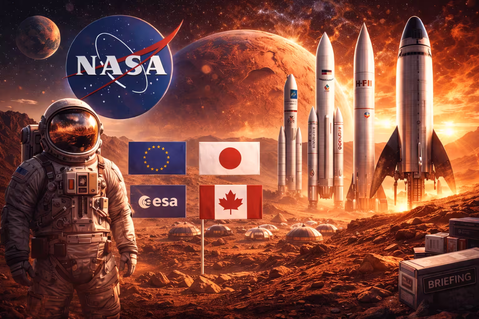 International Space Agencies Trying to Get to Mars